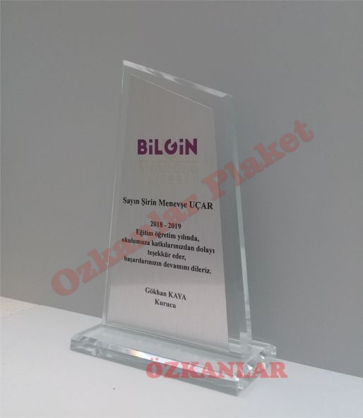 Kristal Plaket KOD: KP 35