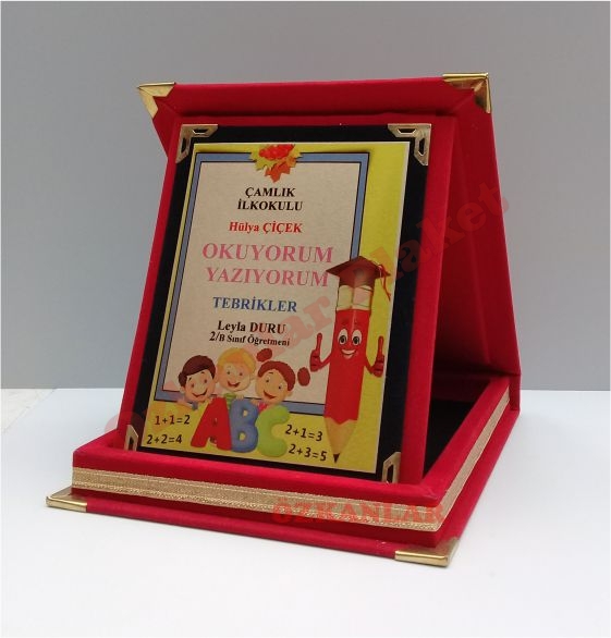 Kadife Kutulu Plaket KOD: PL 24