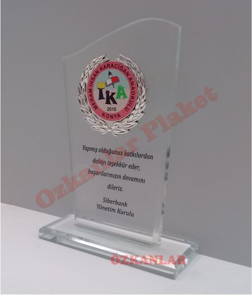 Kristal Plaket KOD: KP 6