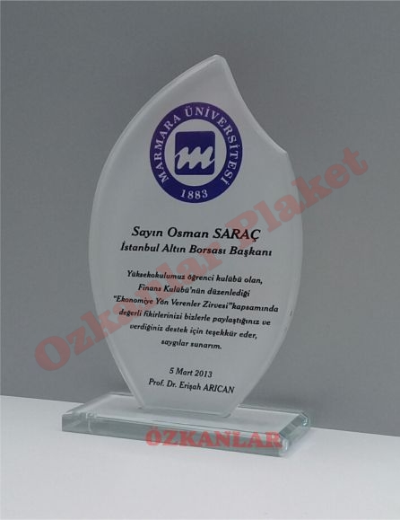 Kristal Plaket KOD: KP 15