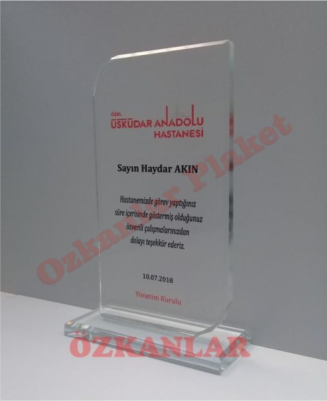 Kristal Plaket KOD: KP 21