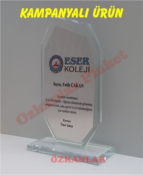 Kristal Plaket KOD: KP 31