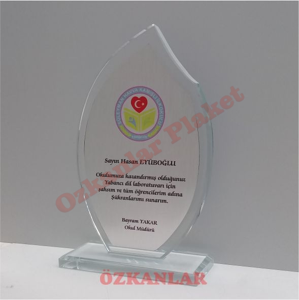 Kristal Plaket KOD: KP 25