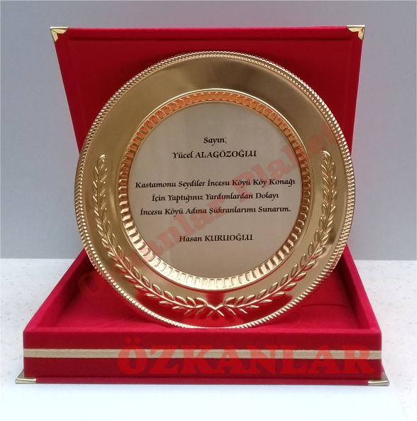 Alt?n Tabak Plaket KOD: ALT 4