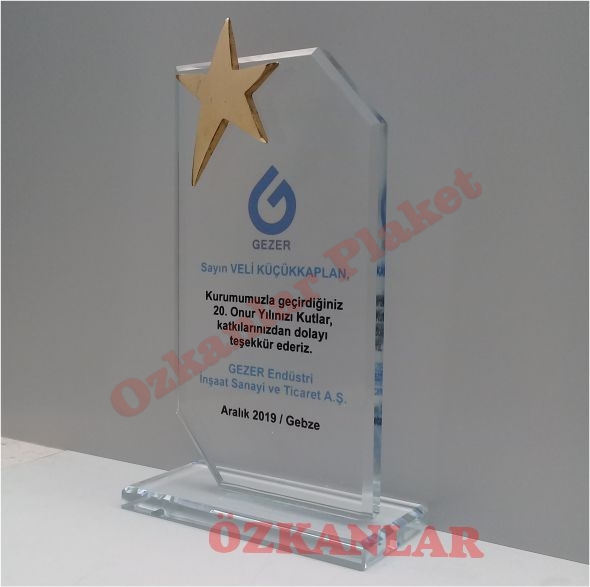 Kristal Plaket KOD: KP 28