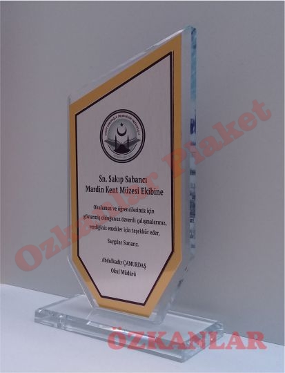 Kristal Plaket KOD: KP 30