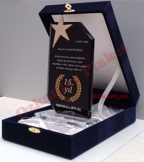 Kristal Plaket KOD: KP 16