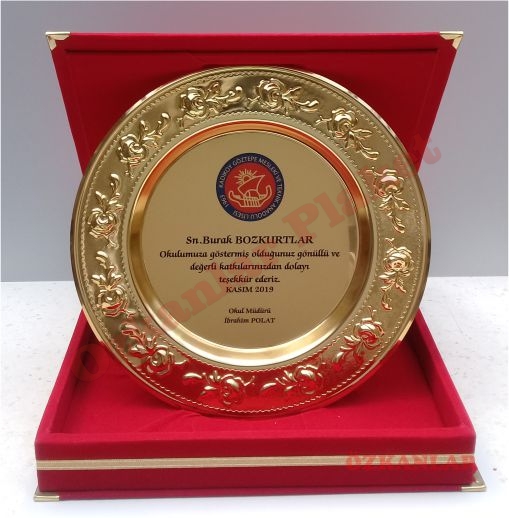 Alt?n Tabak Plaket KOD: ALT 3