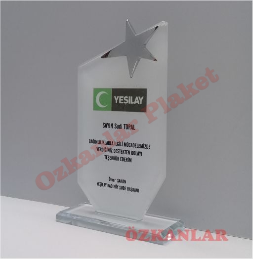 Kristal Plaket KOD: KP 17