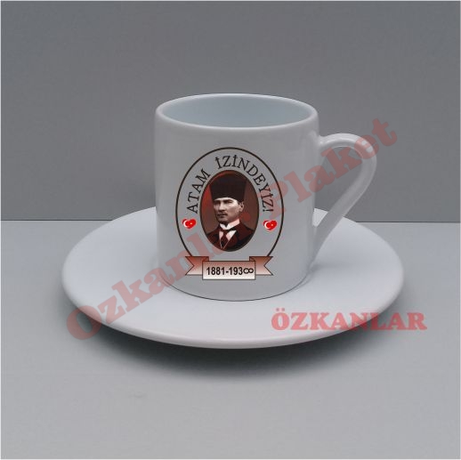 Bask?l? Kahve Fincan? KOD: 9