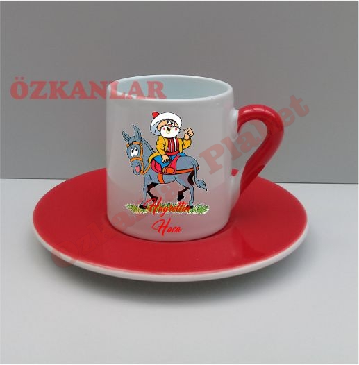 Bask?l? Kahve Fincan? KOD: KF 13