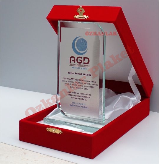 Kristal Plaket KOD: KP 11