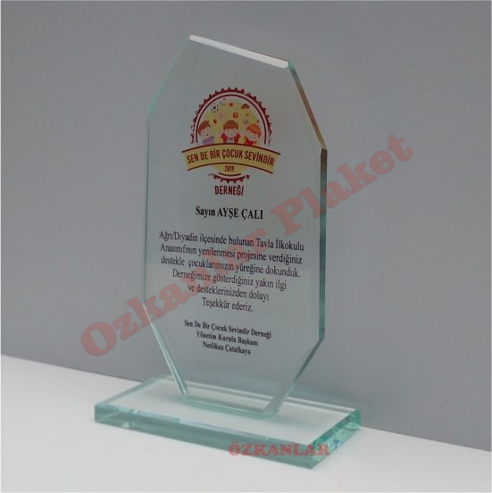 Kristal Plaket KOD: KP 45