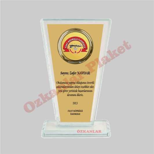 Kristal Plaket KOD: KP 7