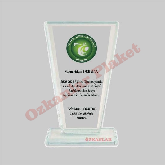 Kristal Plaket KOD: KP 8