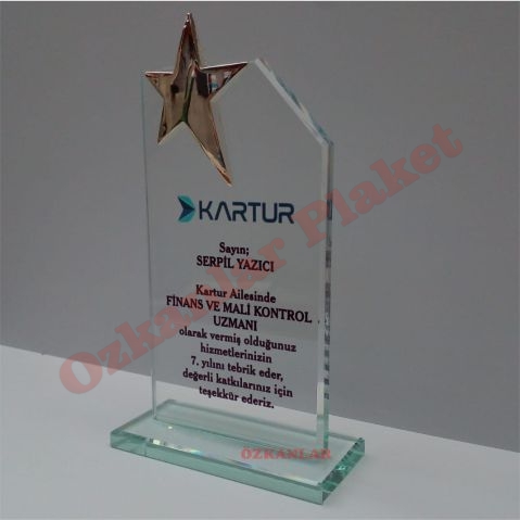 Kristal Plaket KOD: KP 48